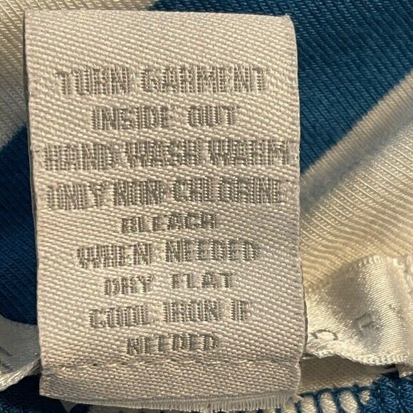 Design History Womens Diagonal Stripe Maxi Skirt Blue & White Size M - Picture 5 of 5